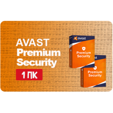 Avast Premium Security  1 пк