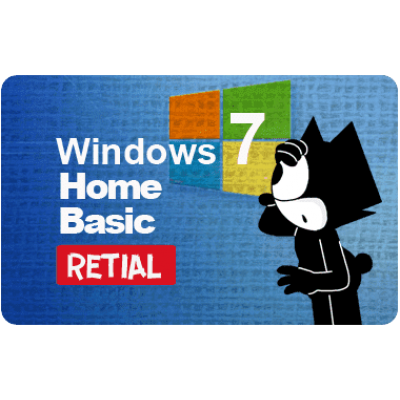 Купить ключ  Windows 7 Home Basic по недорогой цене. Код  Windows 7 Домашняя базовая официальный 