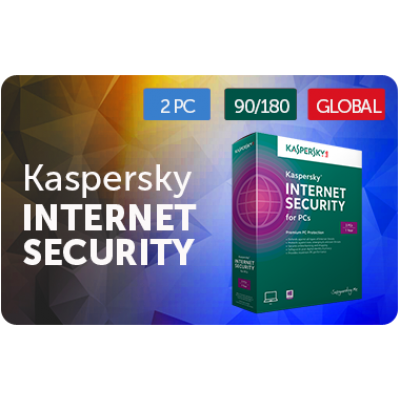  Kaspersky Internet Security  2 Пк 90 / 180 дней Активная Лицензия